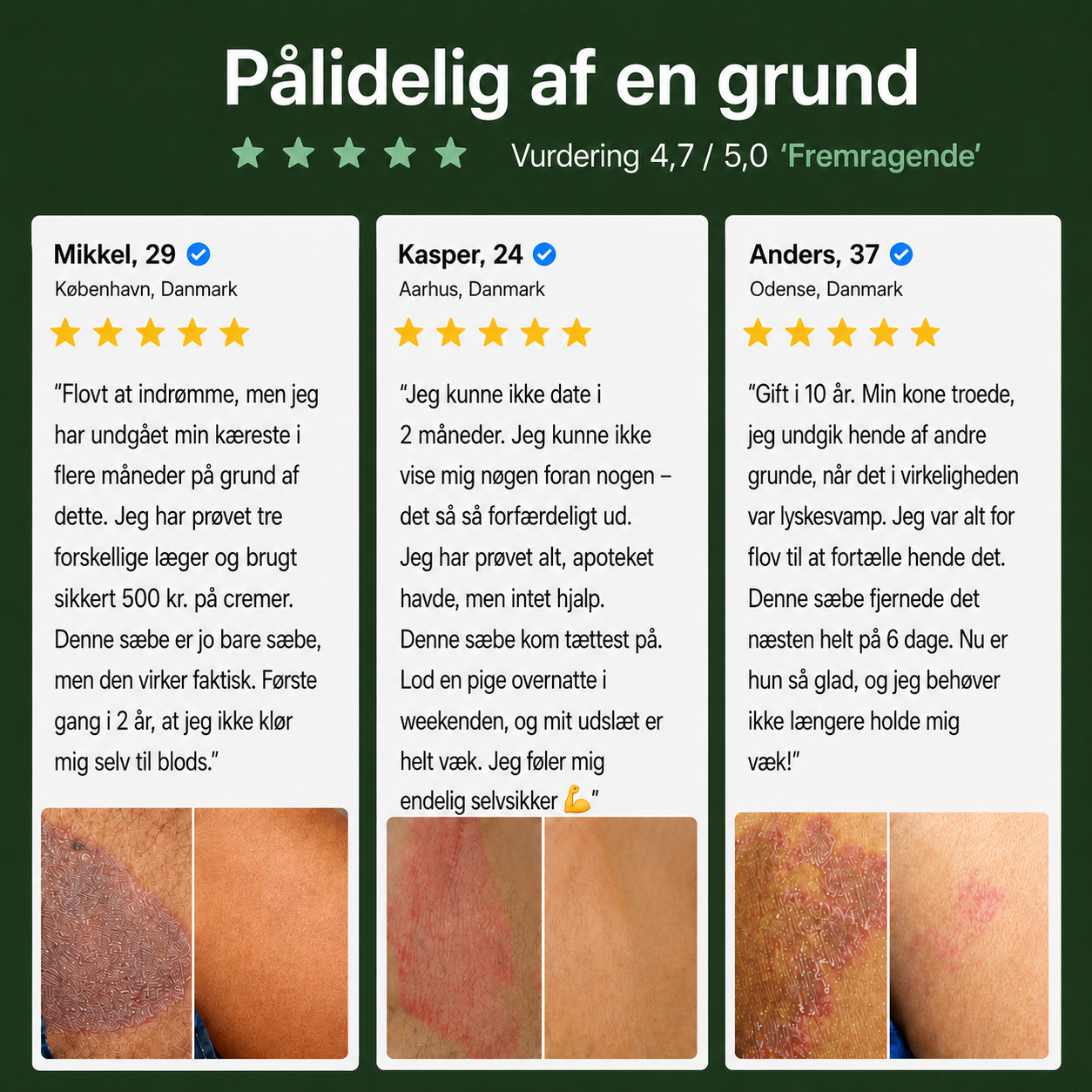 Nordic SkinBalance™ Danmark – Dybderensende kropsbar til svedudsatte hudområder