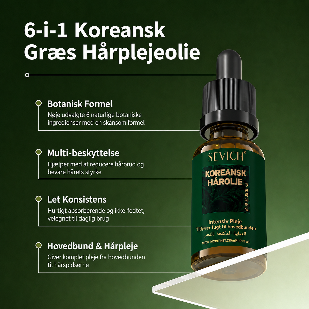 Koreansk ScalpRevive™ Trin 2: Nærende Hårvækstolie