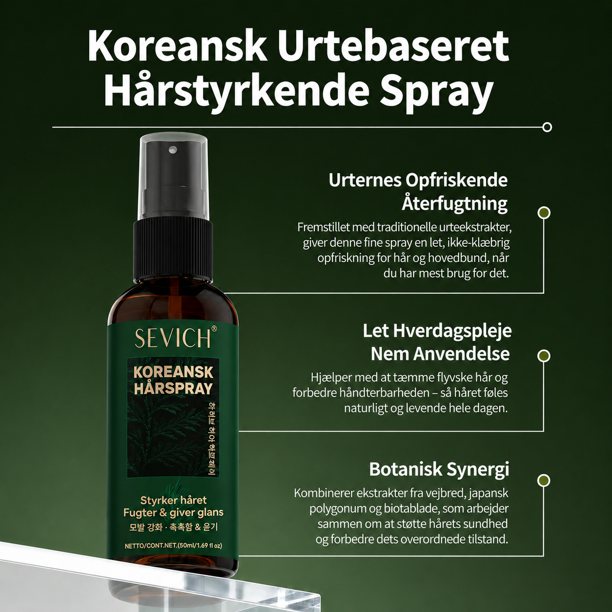 Koreansk ScalpRevive™ Trin 3: Daglig Hårvækstspray