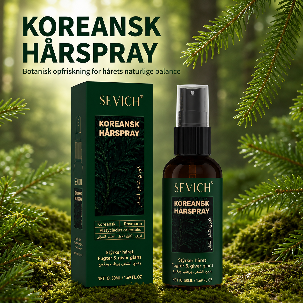 Koreansk ScalpRevive™ Trin 3: Daglig Hårvækstspray